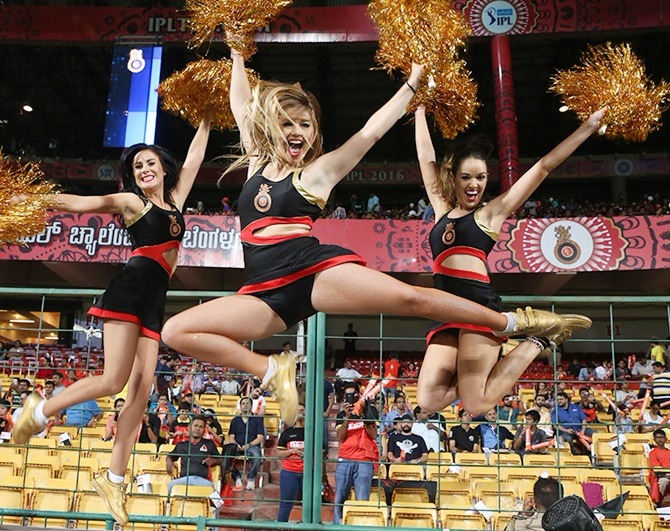 Royal Challengers Bangalore Famous Cheer Girls