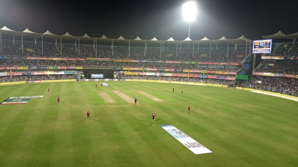 Barsapara Cricket Stadium night view