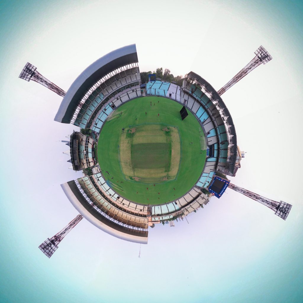 Eden Garden Stadium Drone View