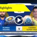 MI vs CSK IPL 2019 Final Match Highlights