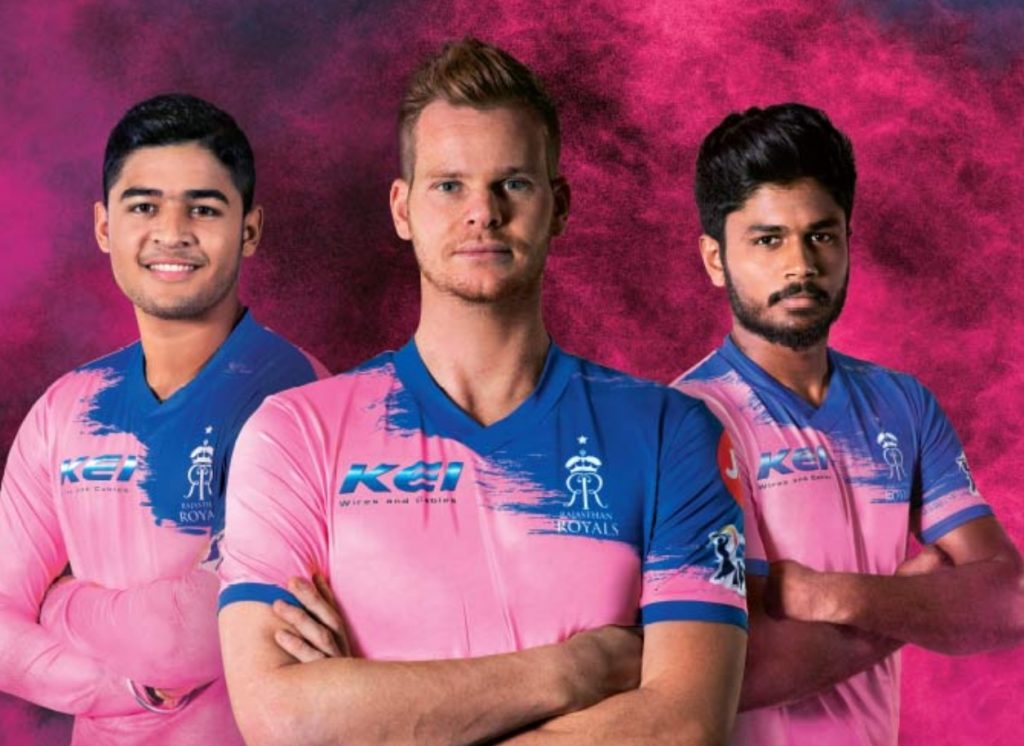 Rajasthan Royals New Jersey and Kit Sponsors for IPL 2020 UAE