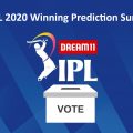 IPL 2020: Winning Prediction Online Voting