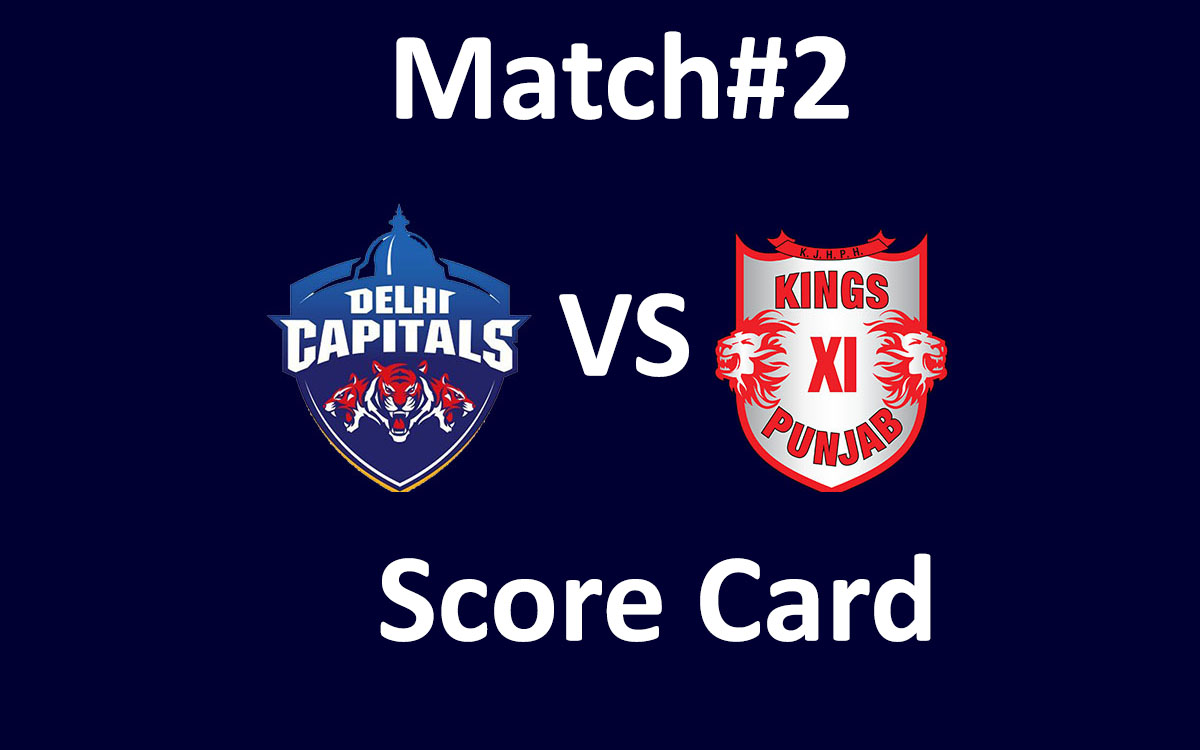 IPL Update: Delhi Capitals Scored 157/8 Against KXIP. See Score Card