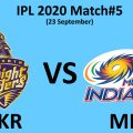 Mumbai Indians won by 49 runs - Today IPL 2020 Match