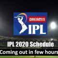 IPL 2020 Schedule is going out in few hours said Birjesh Patel