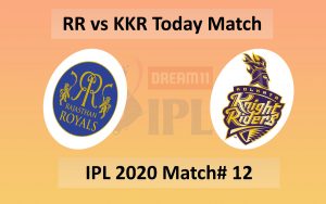 RR vs KKR Match 12 - 30 September - Dubai Cricket Stadium