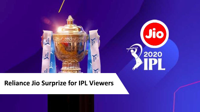 Reliance Jio Surprising New Plans For IPL 2020 Viewers