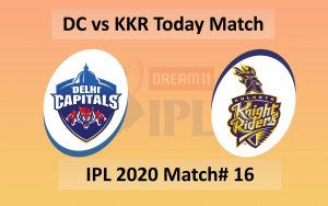 DC vs KKR Match 16 - Sharjah cricket stadium