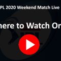 How to Watch IPL 2020 Weekend Match Live Online - DC vs MI, RCB vs SRH Live