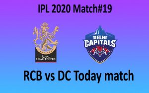 RCB vs DC today match - 5 october - dubai stadium