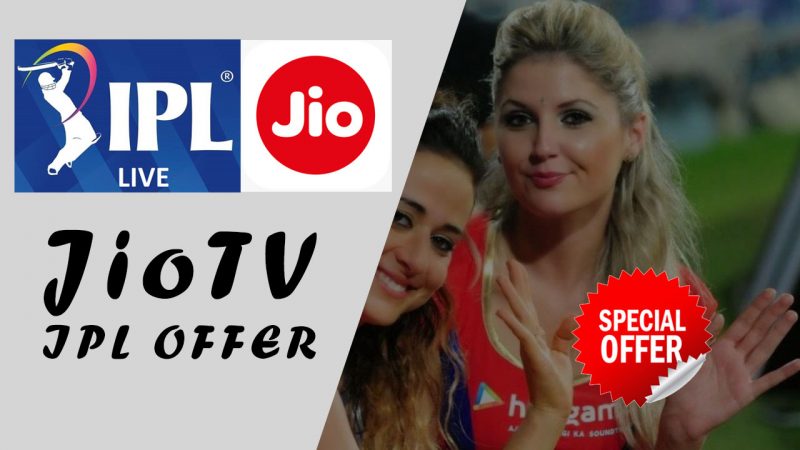 jiotv ipl live streaming offer