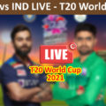 Pakistan vs India T20 World Cup 2022 Free Live Streaming