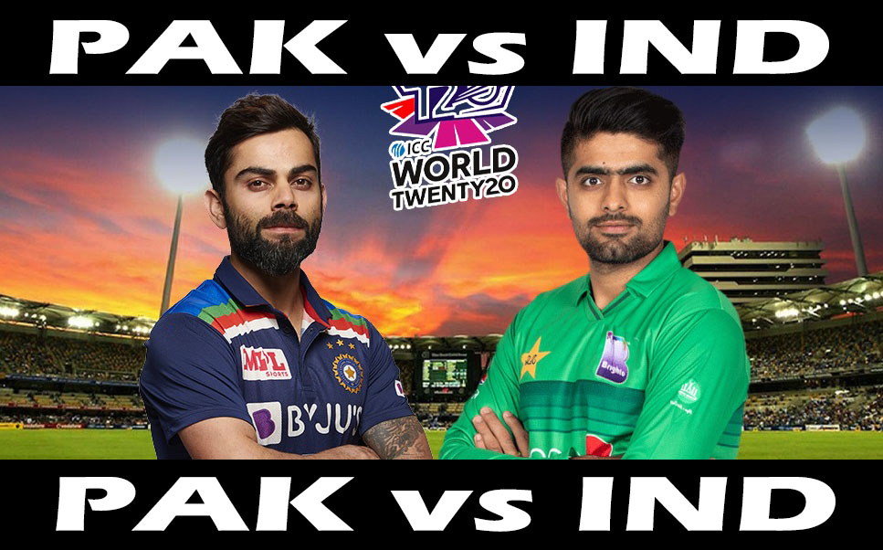 Pakistan vs India T20 world cup match poster