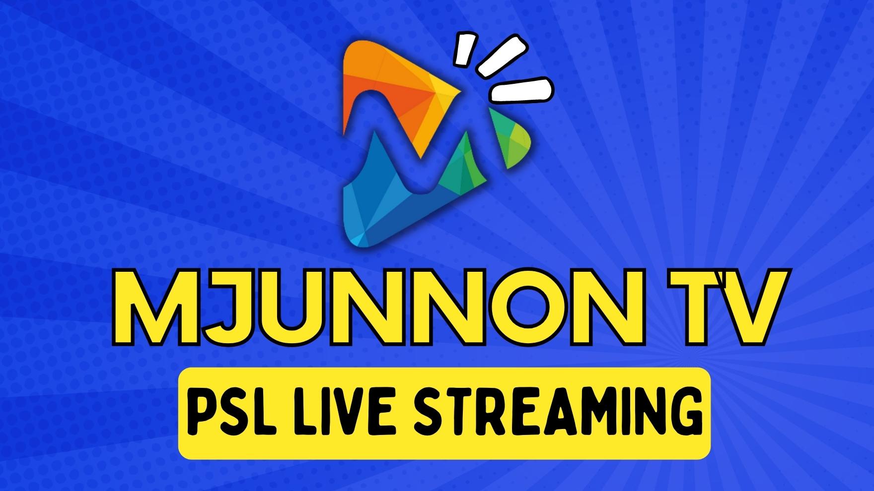 How to watch Mjunnon tv psl live streaming